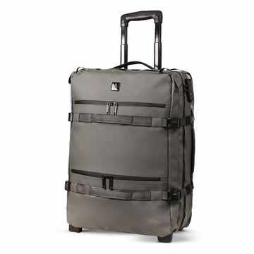 Aerolite Waterproof Trolley Cabin Bag, Ryanair Priority Max Size 55x40×20 cm, 44L Carry-On with 17" Laptop Sleeve, TSA Lock & 2 Wheels – Dark Green